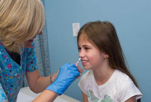 Child flu vaccine pilots in North Yorkshire. (S)