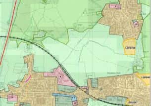 A map that shows where the new builds will be developed if approved is available online