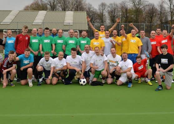 Charity 5 a side football match in aid of Neurocare, orgainised by 14-year-old Hayden Denman