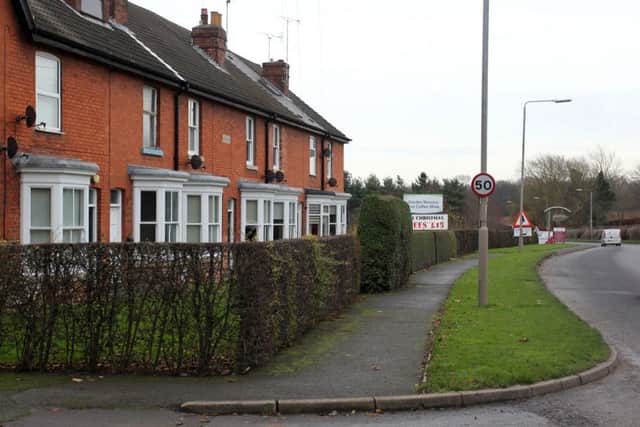 John Thompson and local residents are concerned about speeding on the A619 near Darfoulds Nursery. Houses near to the exit onto the A619.