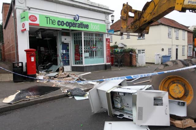 Incident at The Post Office at the Co-op in Blyth near Worksop.