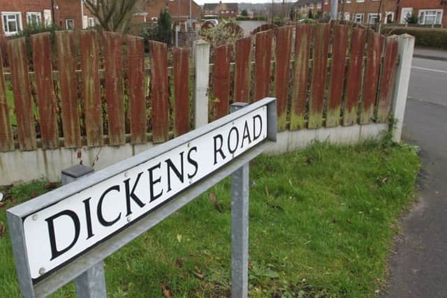 A general view of Dickens Road in Worksop.