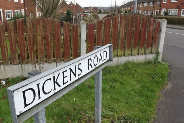 A general view of Dickens Road in Worksop.