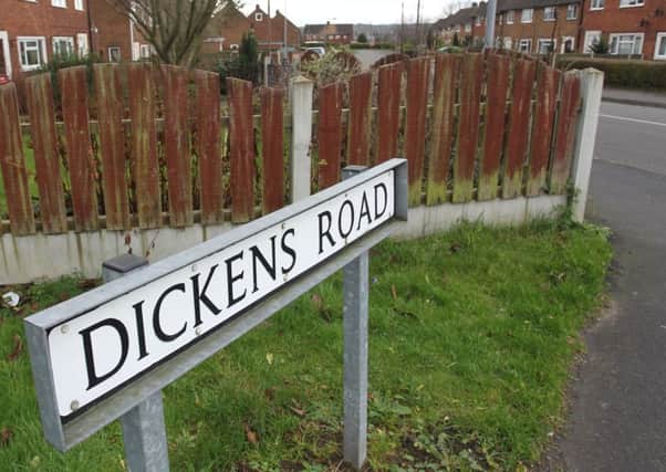 A general view of Dickens Road in Worksop.