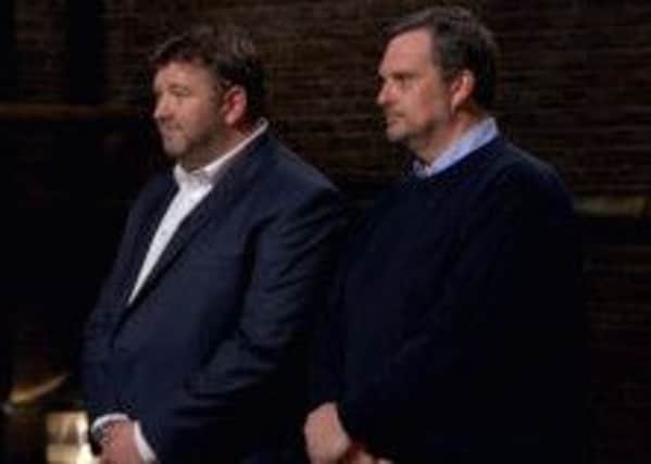Dan and Andy on BBC's Dragon's Den