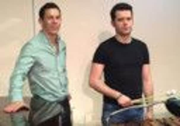 Tim Abel (left) and Rhys Matthews captivated the audience during their performance at Tickhill Music Society