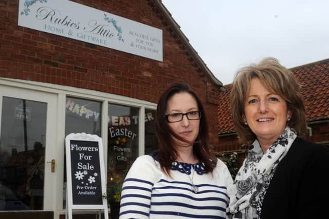 Jan Baxter and her daughter Jayne, have opened up Rubies Attic, at the Old Grain Store, after success online. Picture: Andrew Roe