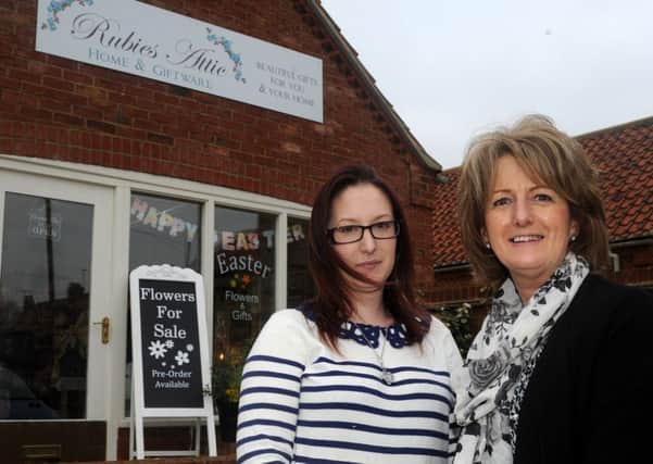 Jan Baxter and her daughter Jayne, have opened up Rubies Attic, at the Old Grain Store, after success online. Picture: Andrew Roe