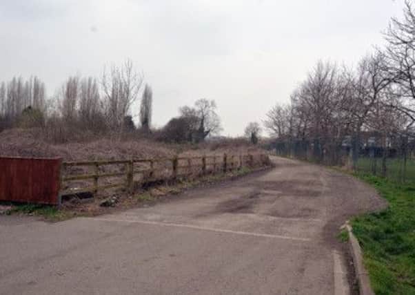 Site of proposed children's home off Stubbing Lane, Worksop