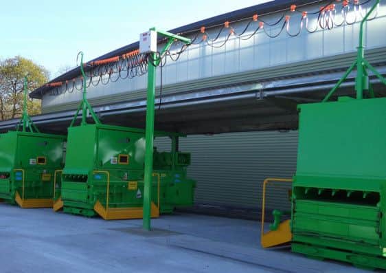 A new recycling centre is being built in Gainsborough