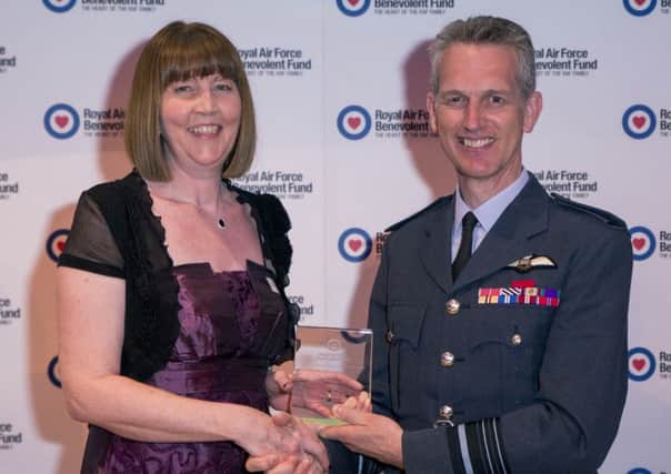 Lisa was presented with her award by Air Marshal Sir Stephen Hillier, Ambassador to the RAF Benevolent Fund.