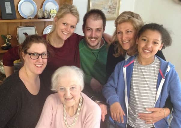 Fiona Eaglen, along with her daughters Lizzie Jordan and Sara Atkinson, have organised a ball to raise money for Macmillan in memory of Fiona's mother, Patricia Cunningham, who is pictured with her family.