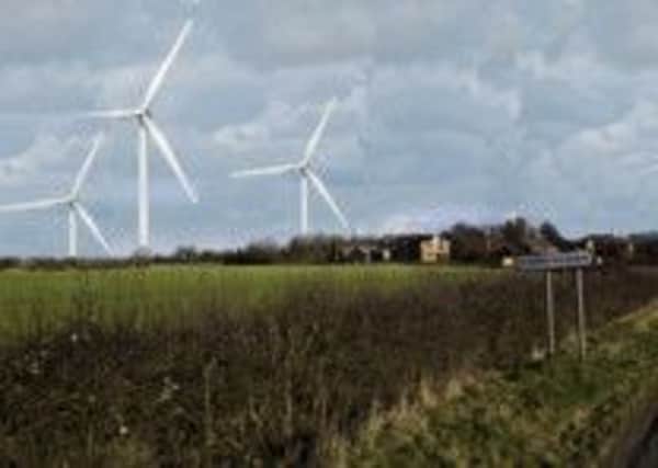 Campaign group No To Local Wind Farms has produced this image to show what a wind farm near Corringham would look like