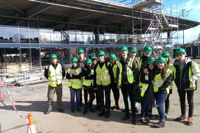 Art students desgn for Worksop bus station