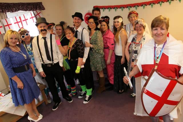 Residents and staff at Waterside Grange Care Home dressed up to take part in Dignity Day as part of St George's Day celebrations.