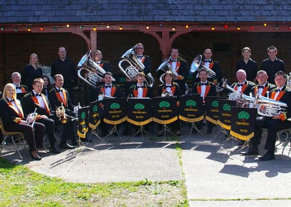 Thoresby Colliery Band are playing at The Crossing in Worksop this month