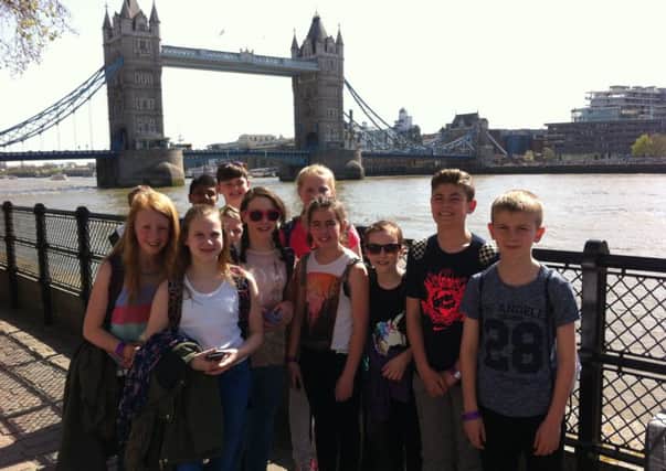 Wakes High School students visted London