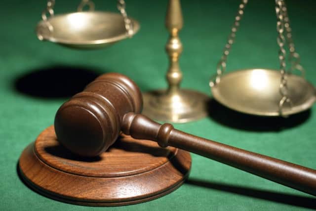 Gavel and scales