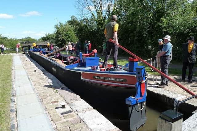 The cuckoo boat on the Chesterfield Canal