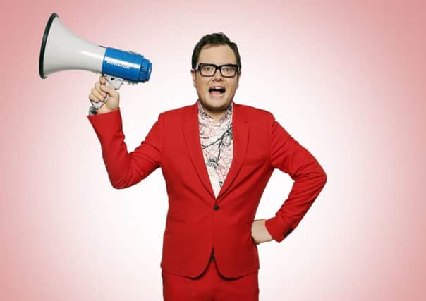 Alan Carr brings his new stand-up tour Yap Yap Yap to the Baths Hall in Scunthorpe next week