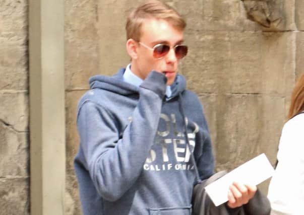Jamie Whiteman, 20, British Olympic figure skater walks free from Hull Crown Court after admitting 16 sexual offences against five girls. See story Hull news&Pictures