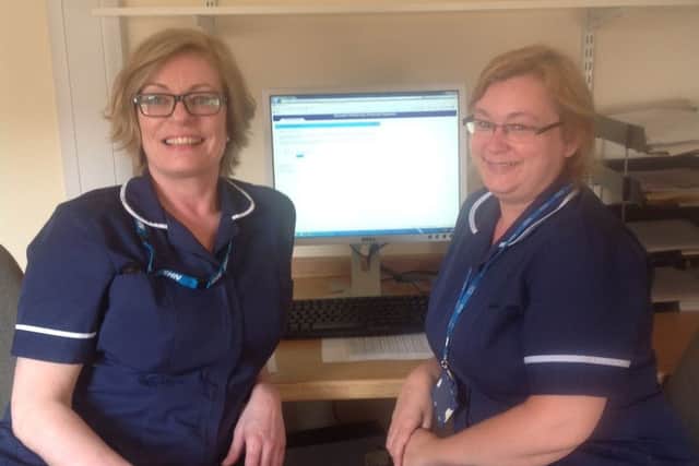 Ingrid Thomasson and Amanda Stallard, Diabetes Eye Screening Specialist Nurses and Joint Programme Managers for Doncaster and Bassetlaw Hospitals Diabetic Eye Screening Programme.