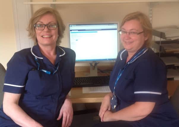 Ingrid Thomasson and Amanda Stallard, Diabetes Eye Screening Specialist Nurses and Joint Programme Managers for Doncaster and Bassetlaw Hospitals Diabetic Eye Screening Programme.
