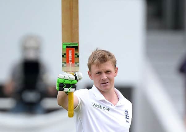 SAM ROBSON -- half-century for the ex-England opener against Notts. (PHOTO BY: Martin Rickett/PA Wire).