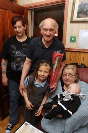 Gail Crabtree has nominated her mum and dad Doris and Doug for a Guardian Rose. Gail is pictured with Doris and Doug and Courtney Roberts and Liam Potts.