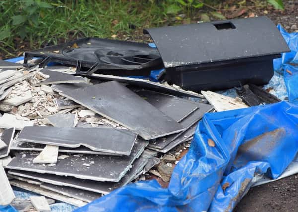 Waste dumped at Owlet Nature Reserve