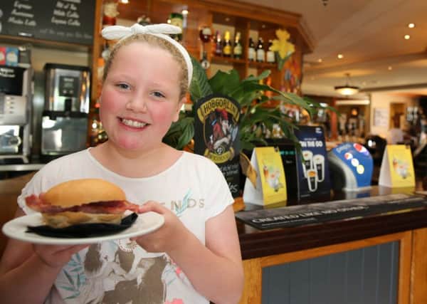 The Lincolnshire Otter, Somerby Way, Gainsborough, DN21 1QT Free Bacon Butty Scarlet Hutchings age 10