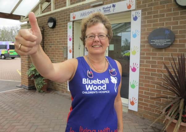 Kath Henderson is running the Great North Run to raise funds for Bluebell Wood Children's Hospice