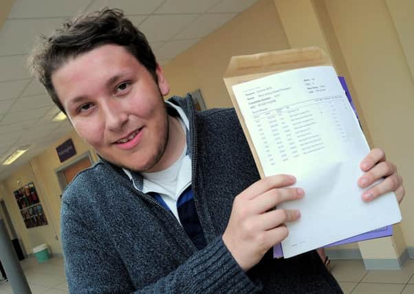 Students & their results at Worksops Outwood Valley 6th form college
NWGU 13-8-15 A Levels, Rhys Thomas  4 A levels  (6)
