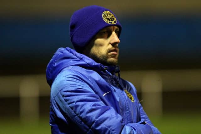 Staveley Miners Welfare v Worksop TownInkersall Road, Staveley14th January 2015Staveley Manager James Colliver.Pic by Dan Westwell