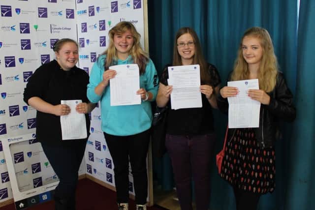 Hannah Preston, Emily Toward, Rachel Aisthorpe, Abigal Walshaw Head Girl