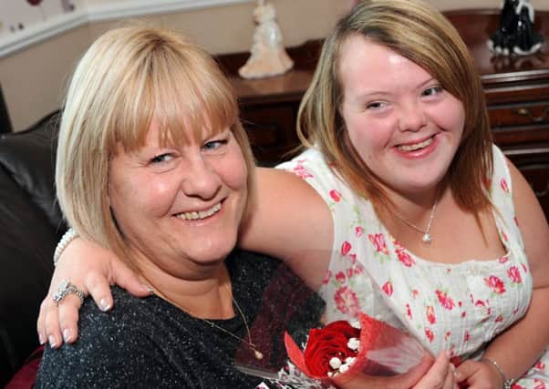 Guardian Rose award for Karen who has been supporting Steph, 21, who has downs syndrome and constantly gives up her free time.