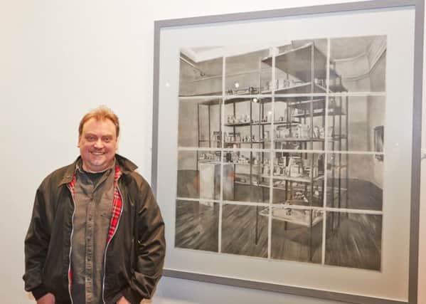 Worksop artist Bryan Eccleshall has won a Jerwood Drawing Prize. Picture Abbie Stephens