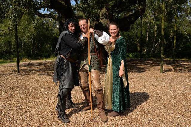 The 30th annual Robin Hood Festival at Sherwood Forest Country Park, re-telling the story of Robin Hood