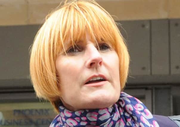 Pictured in Rotherham Town Centre is Mary Portas