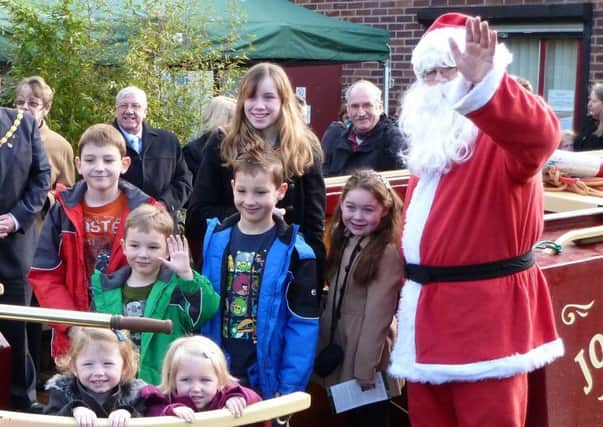 Santa specials are being run on Chesterfield Canal again in December