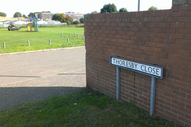 Thoresby Close, Harworth. Scene of shooting.