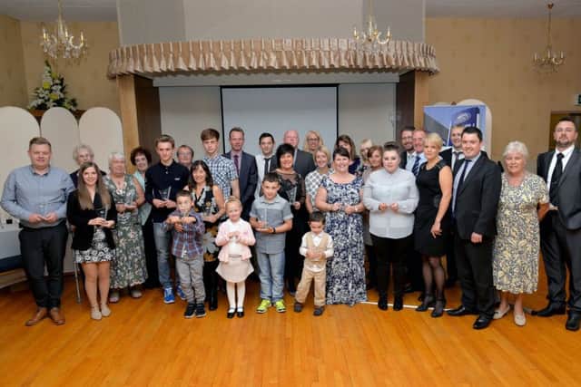 Worksop Guardian Community Awards 2015, pictured are the award winners and sponsors