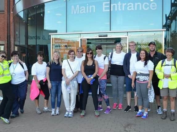 Thirteen members of staff from Bassetlaw Hospital took part