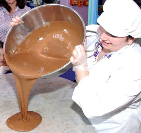 Cadbury World /  chocolate making demonstration