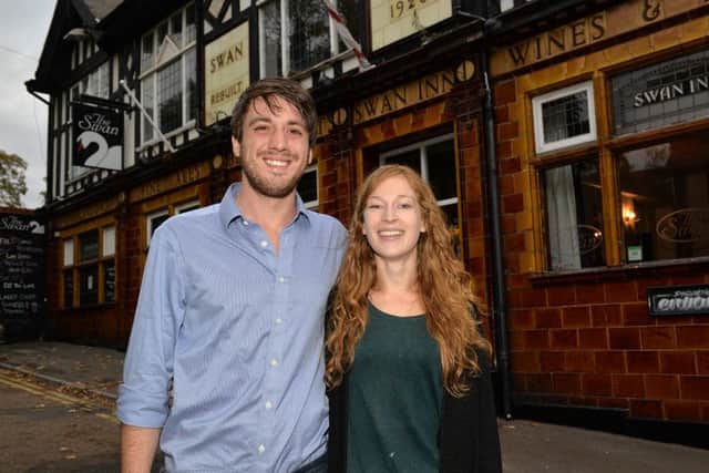 The Swan Inn, Castle Street, Worksop is under new management who have refurbished the pub, pictured are Harry Taylor and Elizabeth Fenn