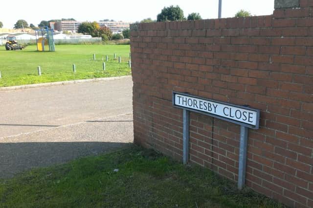 Thoresby Close, Harworth. Scene of shooting.