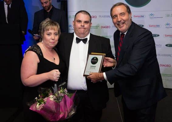 Jo Blakemore (Landlord, The Ashley Hotel), Charles Blakemore (Landlord, The Ashley Hotel) and Paddy Tipping (Police and Crime Commissioner for Nottinghamshire).