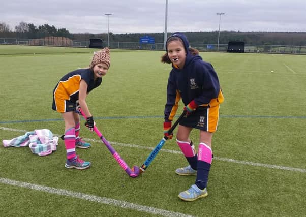 Half-term hockey camps were held at Worksop College