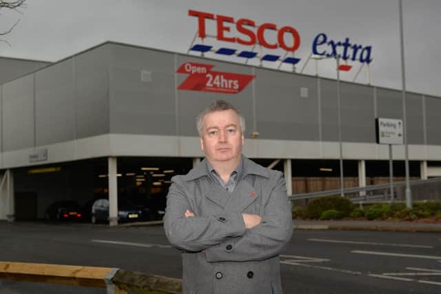 Adrian Hardy was wrongly accused of shoplifting whilst shopping at Bulwell Tesco