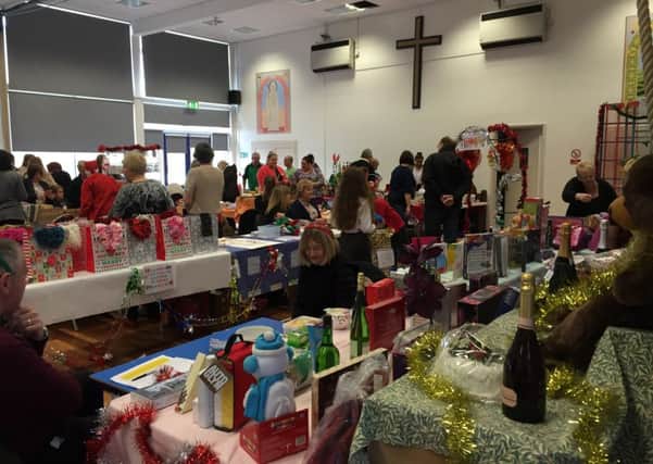 St Mary & St Josephs Christmas Fair took place at Holy Family School in Worksop